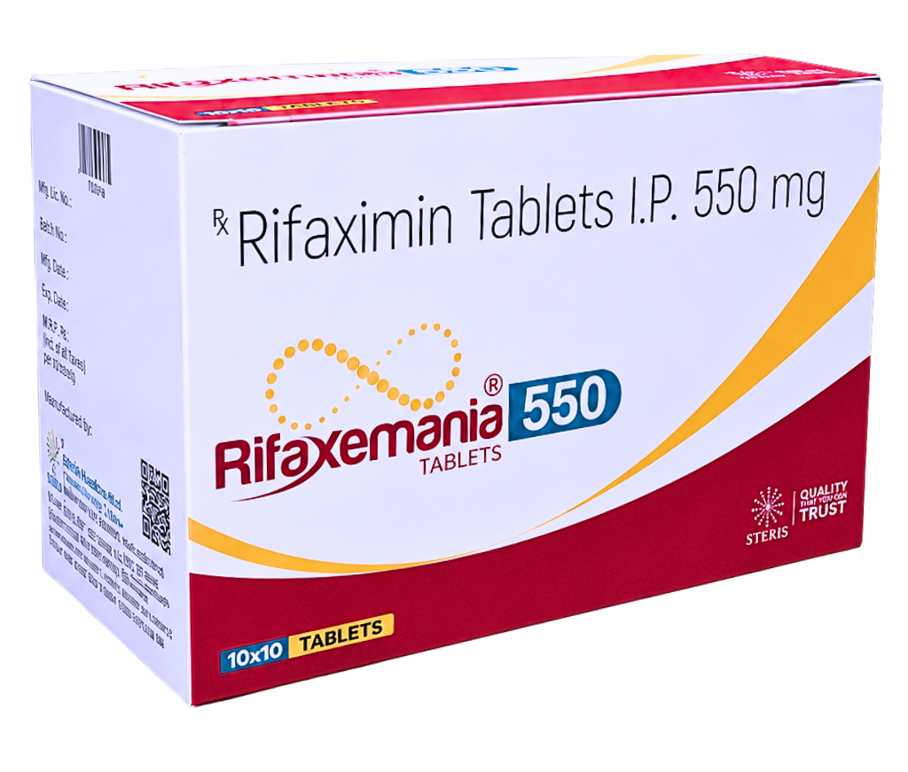 side effects of rifaximin 550mg
