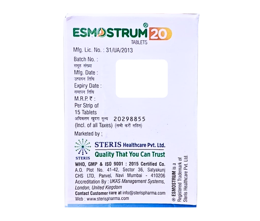 esomeprazole 20 mg uses