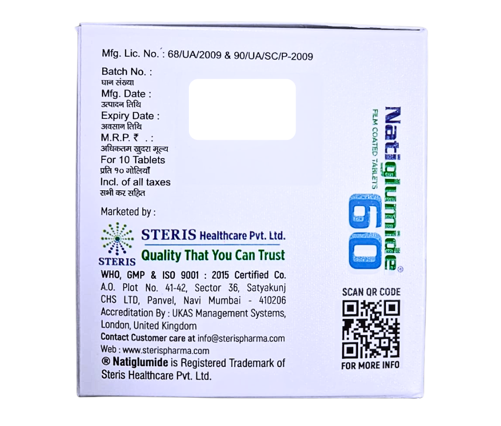 nateglinide 60 mg