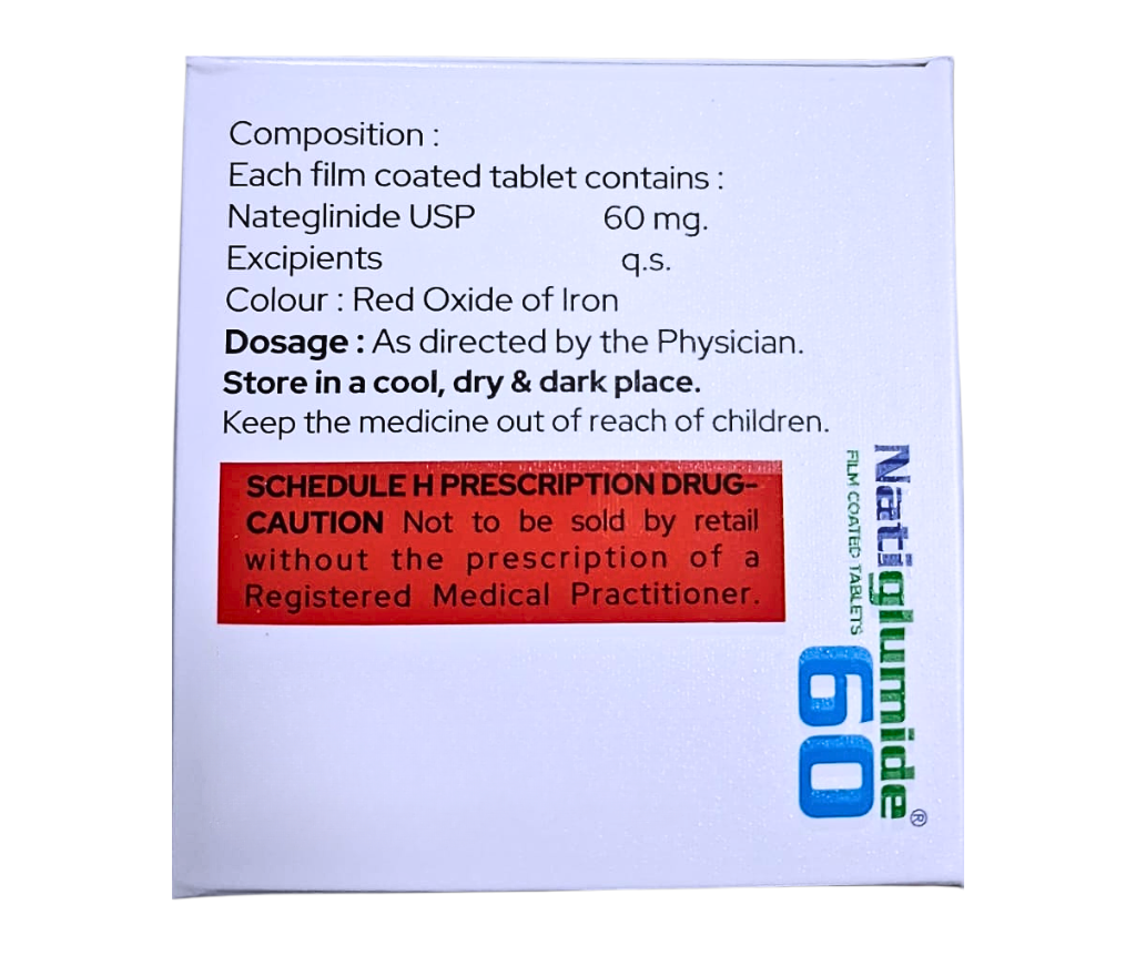 nateglinide 60 mg tablet