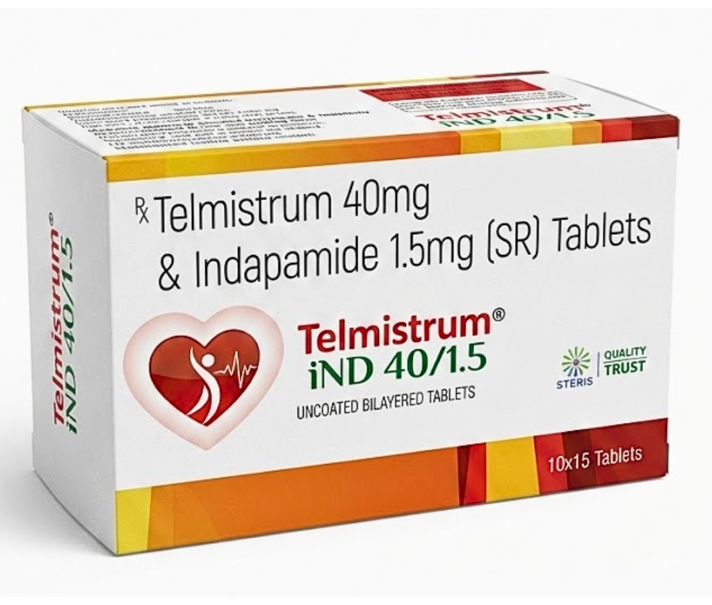 telmisartan 40 mg and indapamide 1.5 mg