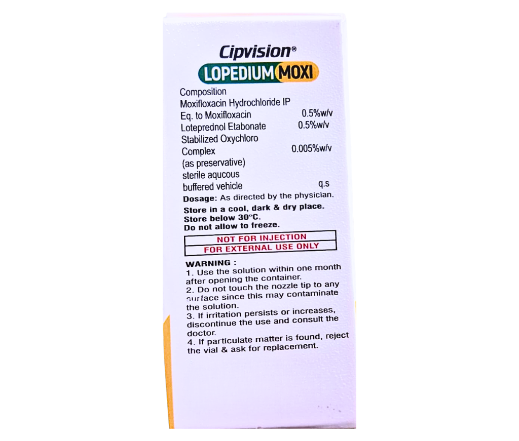 moxifloxacin and loteprednol etabonate ophthalmic suspension eye drops