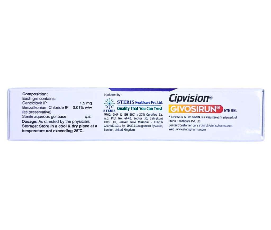 ganciclovir ophthalmic gel brand name