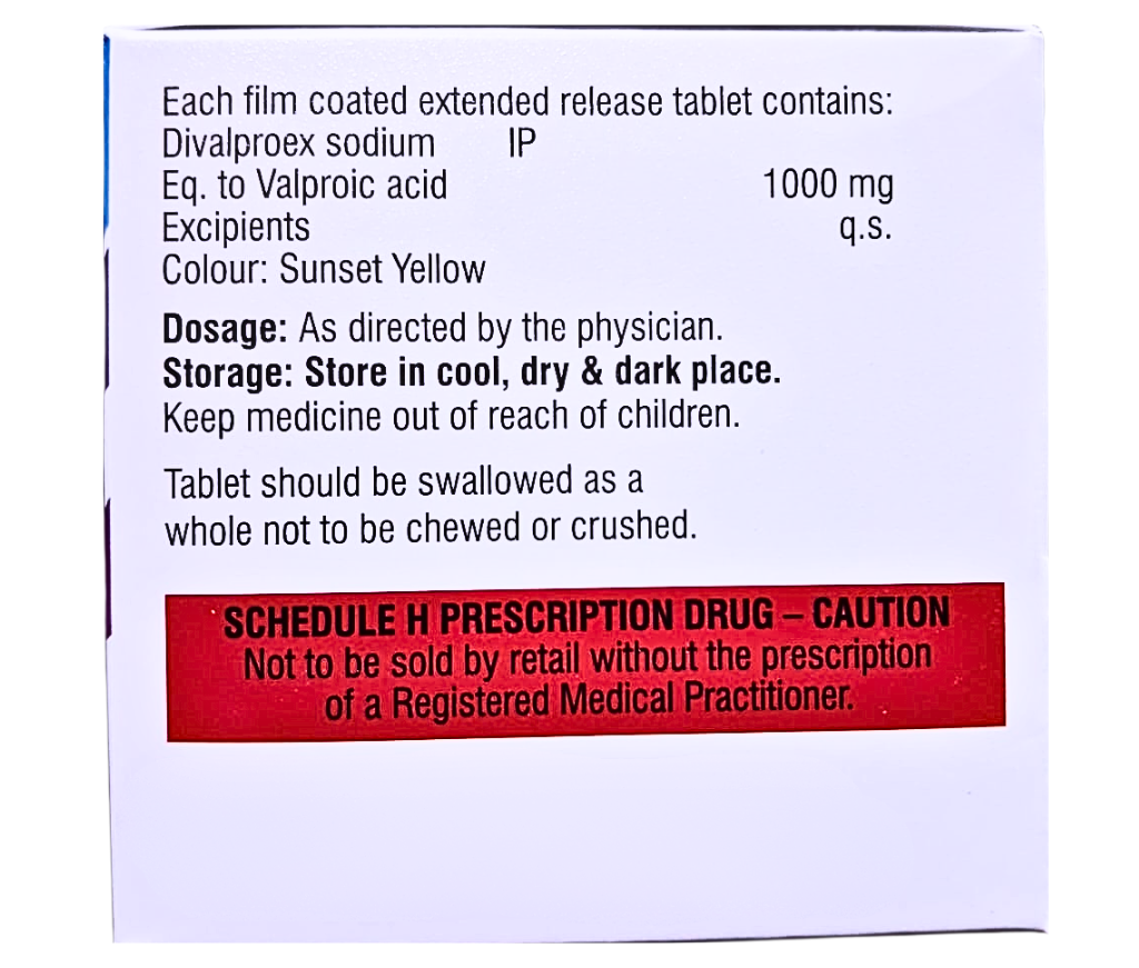 divalproex 1000 mg side effects