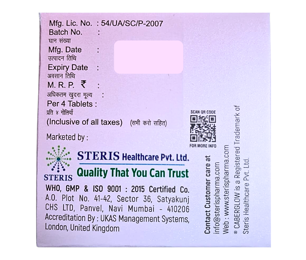 cabergoline 0.25 mg uses