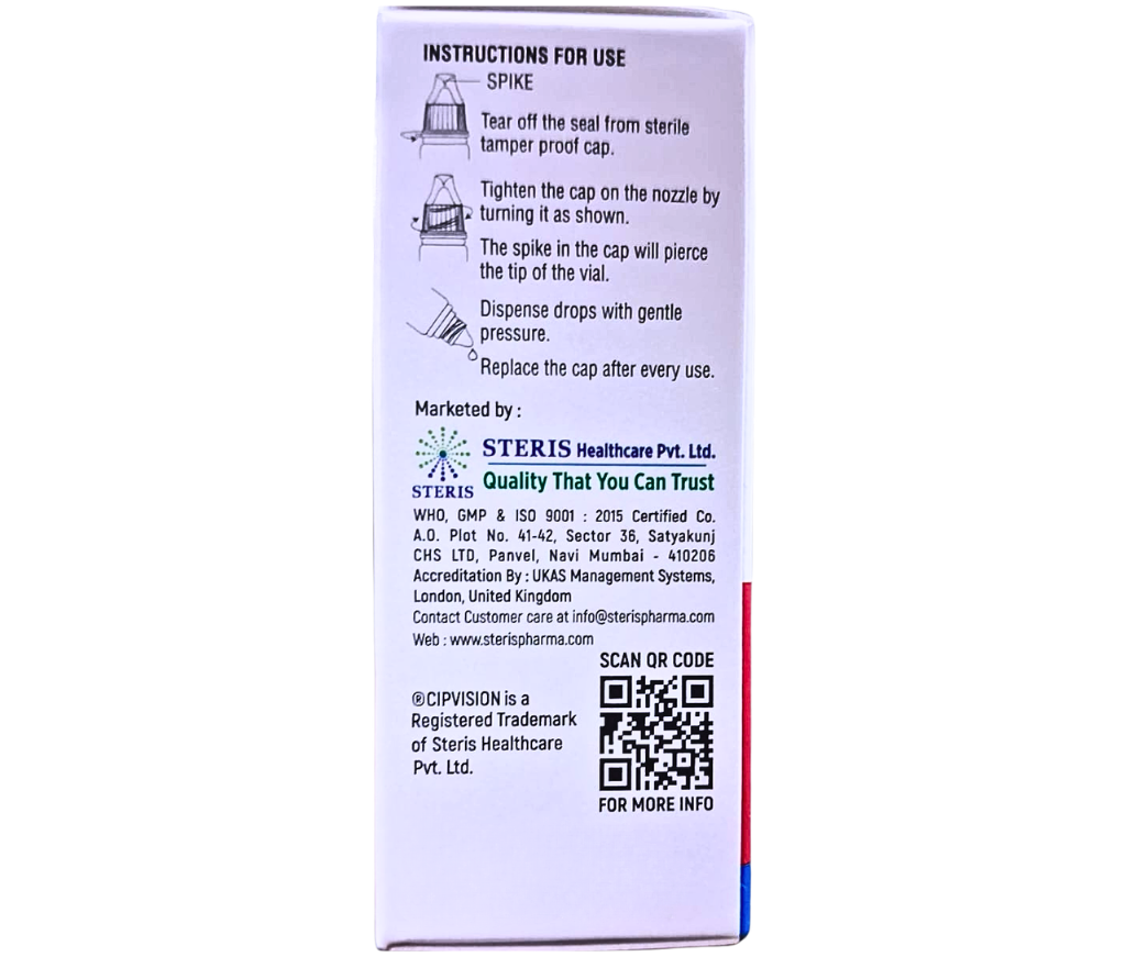 ciprofloxacin eye drops ip uses
