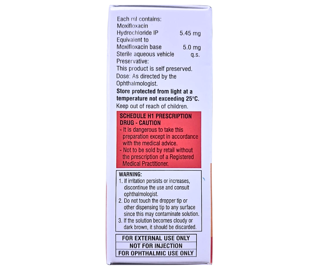 moxifloxacin eye drops ip 0.5 w/v uses
