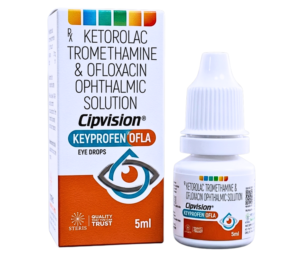ketorolac tromethamine ofloxacin ophthalmic solution
