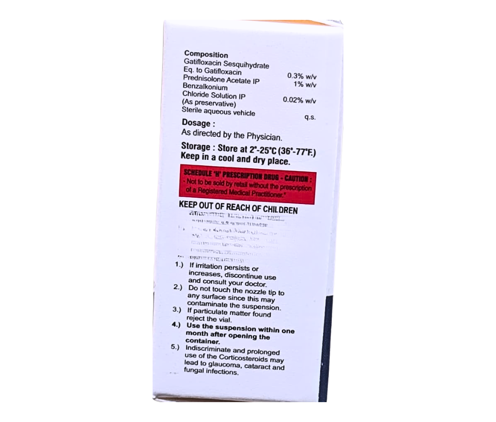 gatifloxacin prednisolone eye drops brands