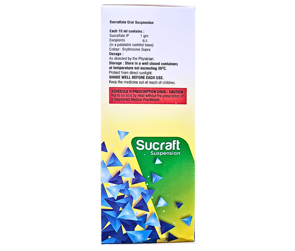 Sucralfate suspension uses in hindi