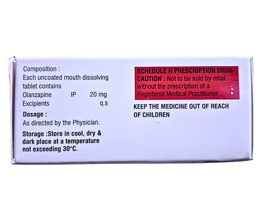 olanzapine 20 mg tablet