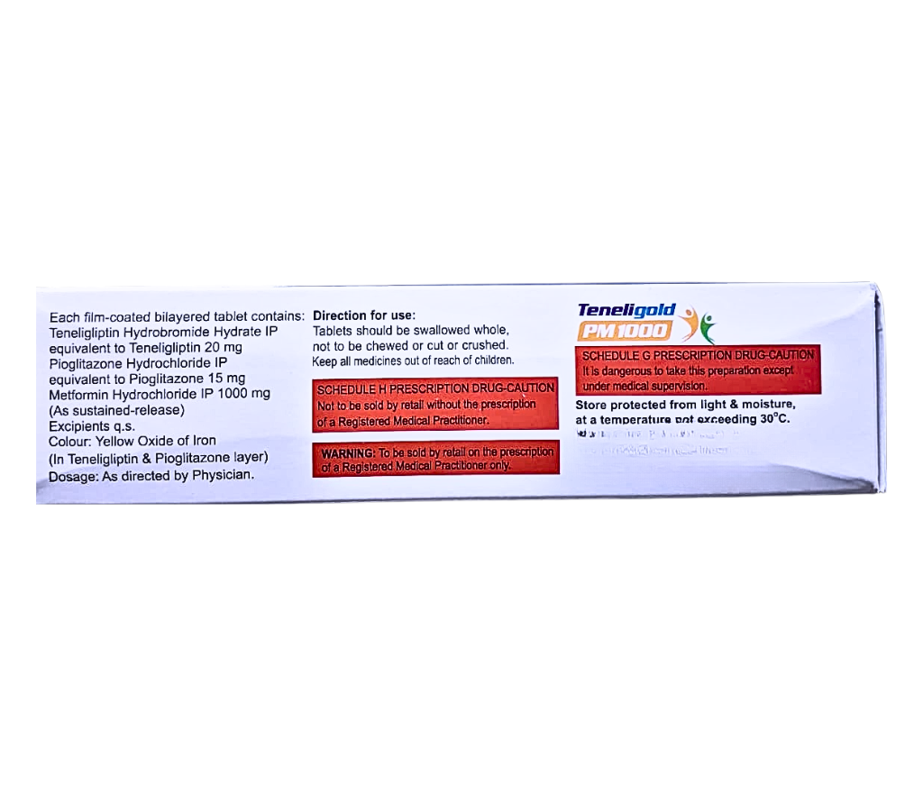 teneligliptin pioglitazone metformin