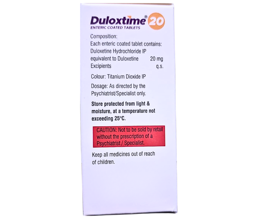 tab duloxetine 20 mg