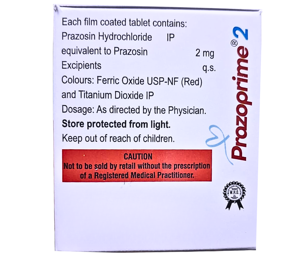 prazosin 2 mg for sleep