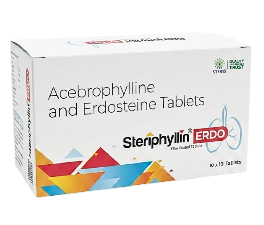 acebrophylline and erdosteine tablets