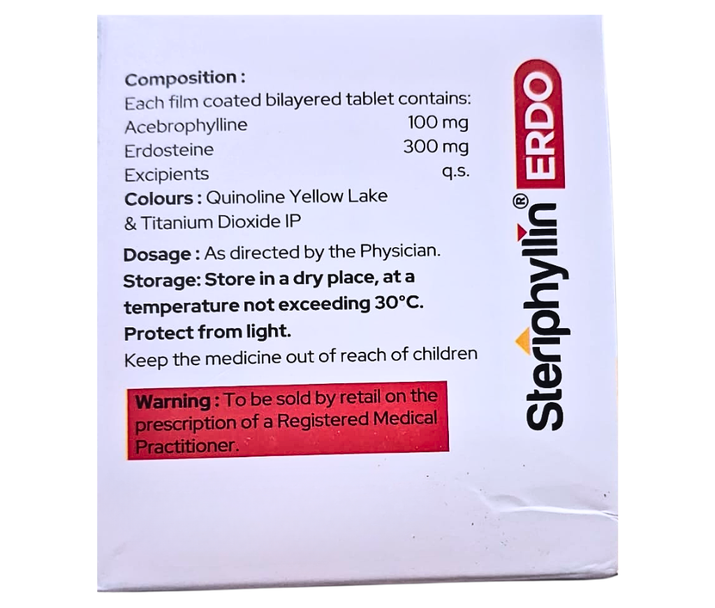 erdosteine and acebrophylline tablets