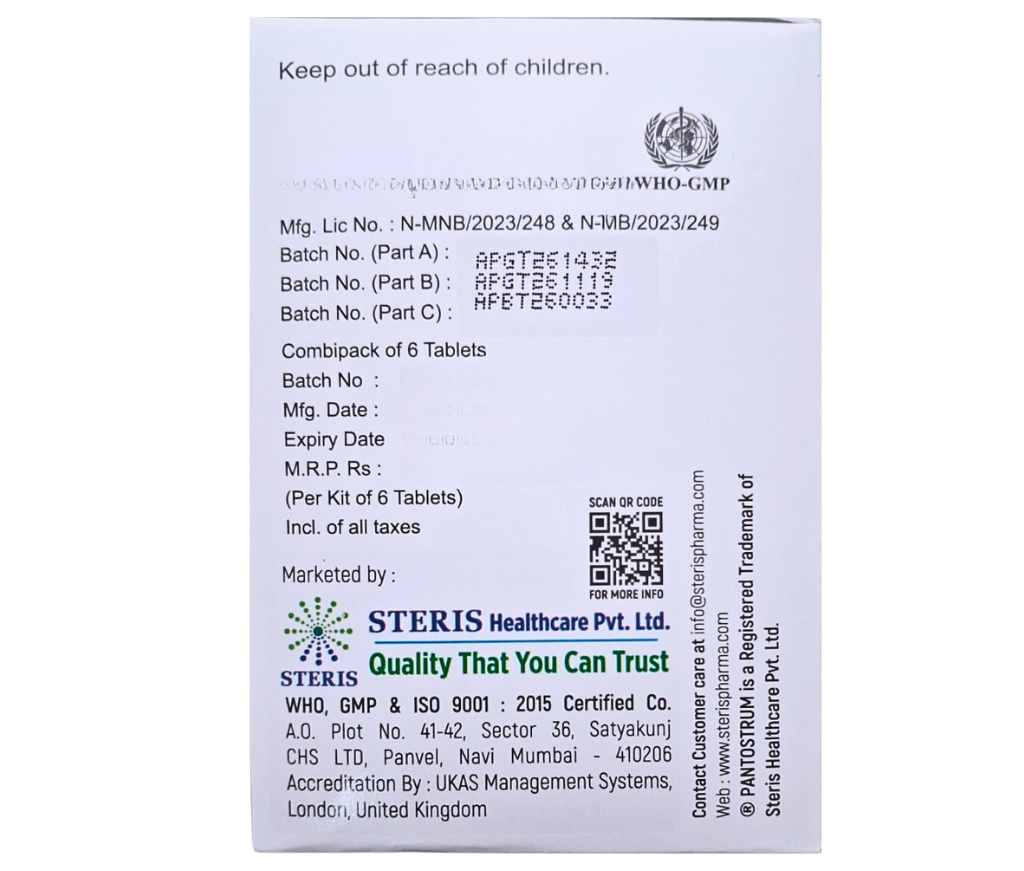 pantoprazole gastro resistant tablet price