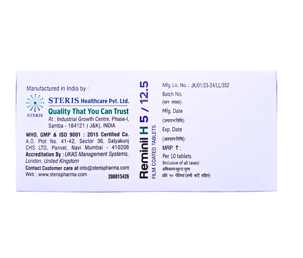 Ramipril precautions