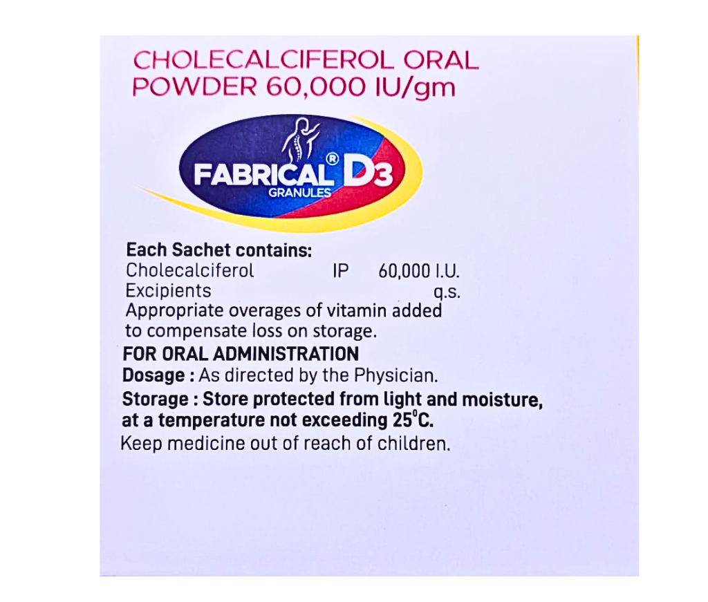 buy cholecalciferol 60000 iu sachet online