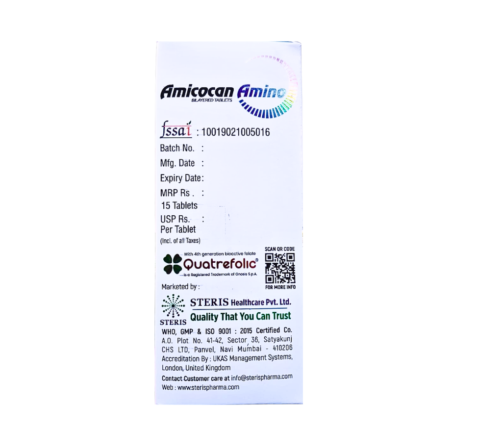 Amino Acid with Vitamin and Mineral Tablets