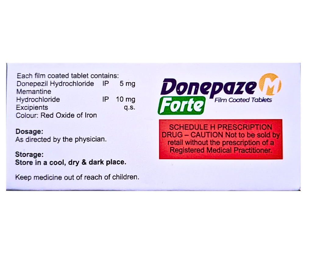 Donepezil Hydrochloride with Memantine Hydrochloride Tablets