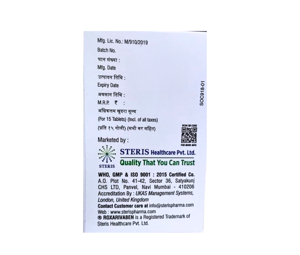 rivaroxaban 15 mg uses in hindi