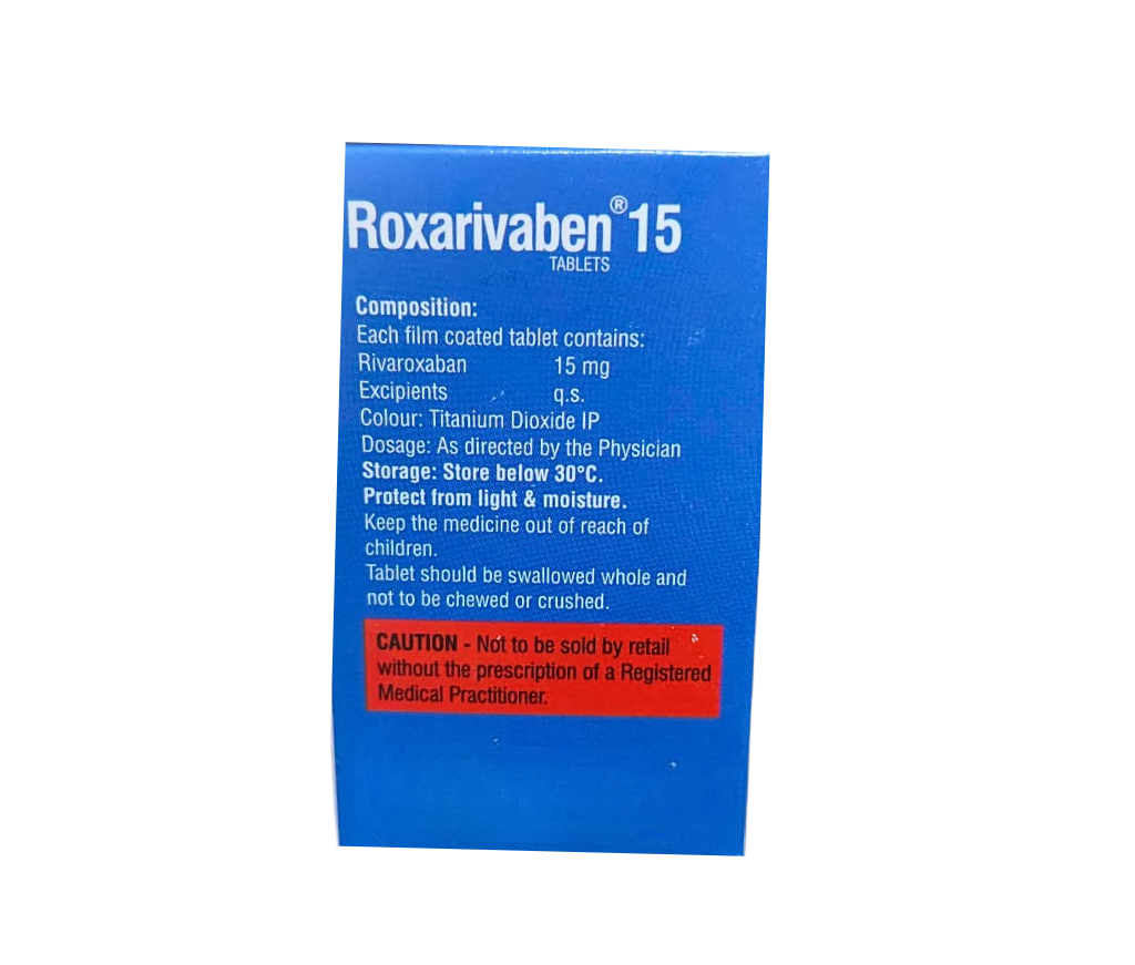 Rivaroxaban 15 mg tablet uses