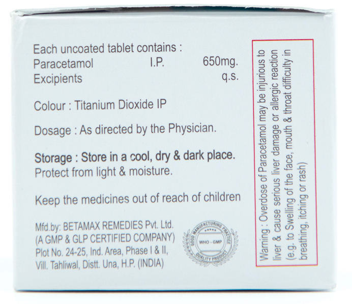 Pain relief and Fever tablets