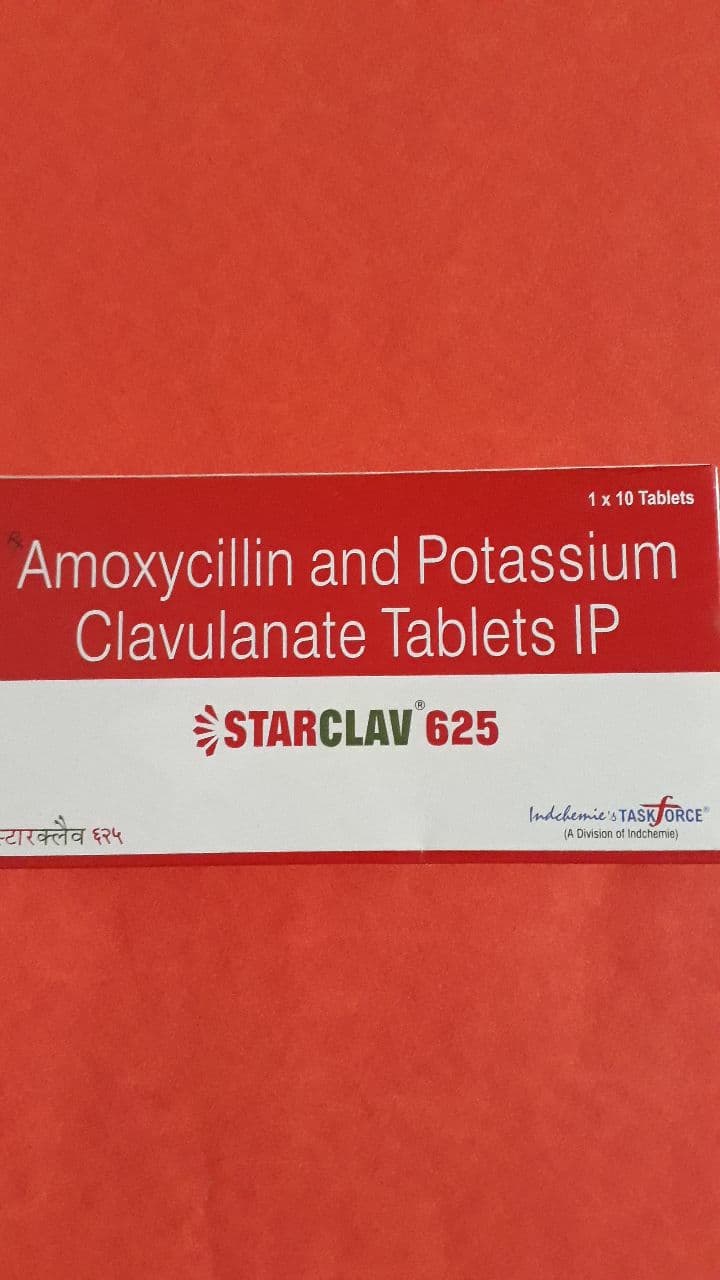 STARCLAV  625MG  TAB
