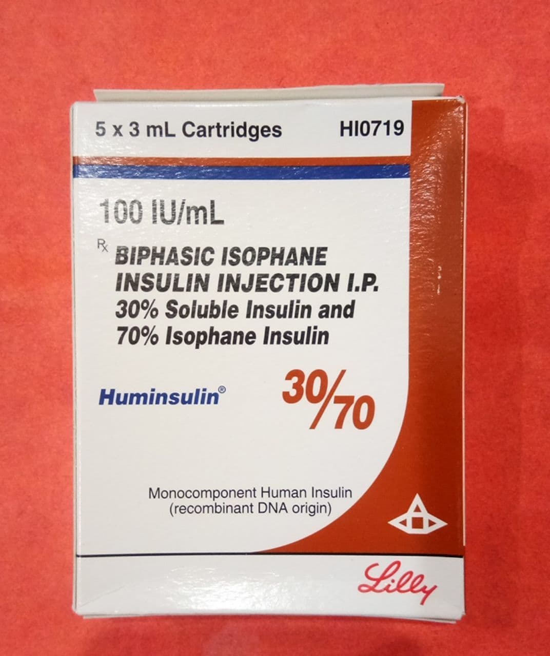 HUMINSULIN 30/70 100U INJ