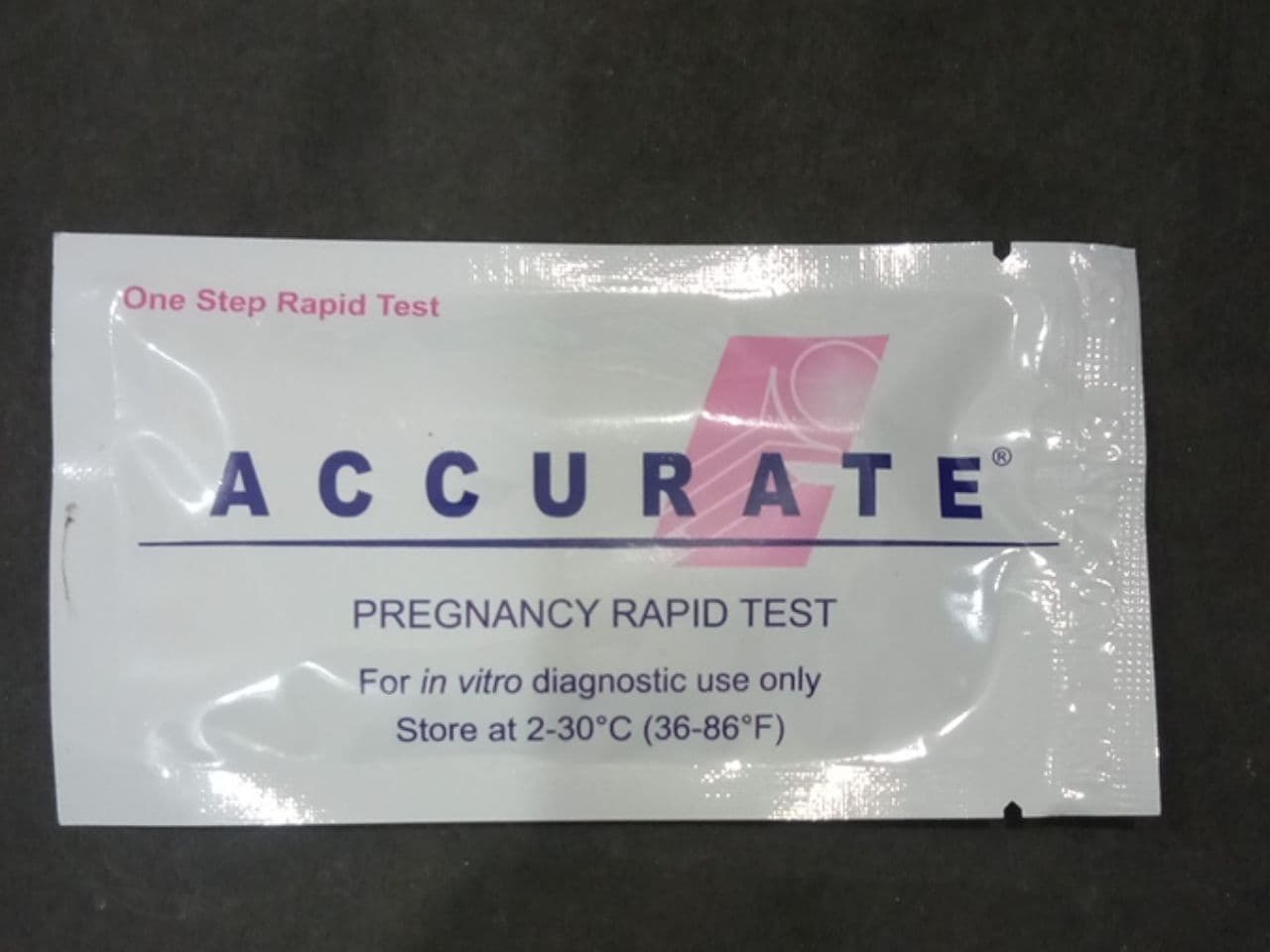 ACCURATE PRESS HCG CARD ( PREGNACY TEST