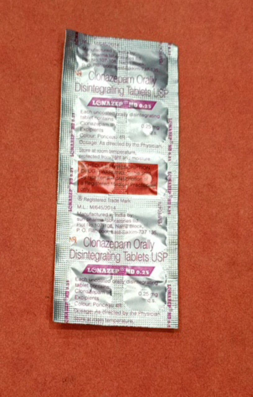 LONAZEP MD 0.25