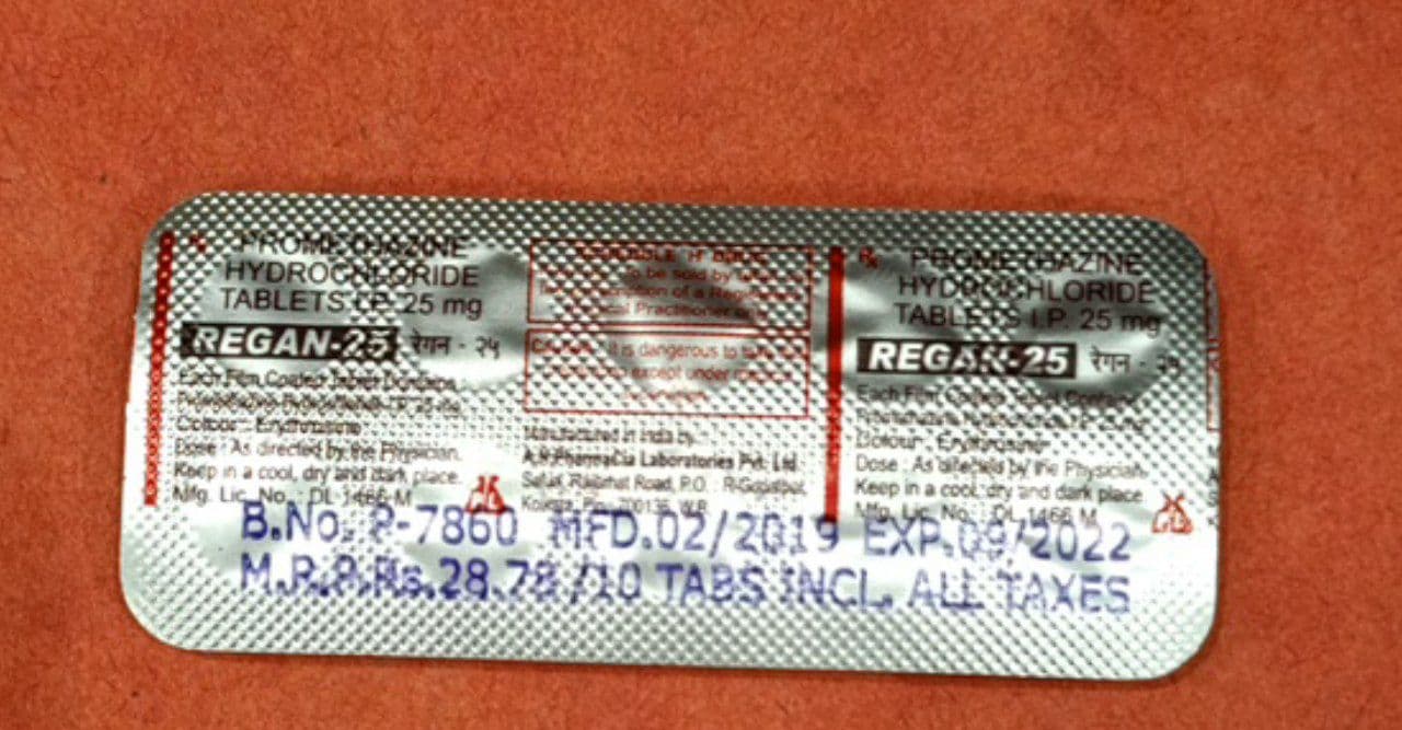 REGAN 25MG TAB