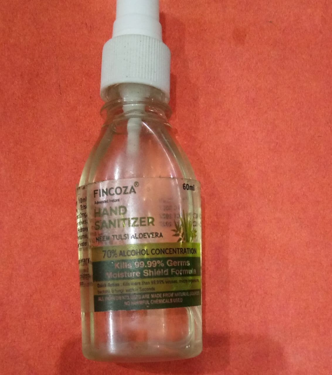 HAND SANITIZER FINCOZA 60 ML