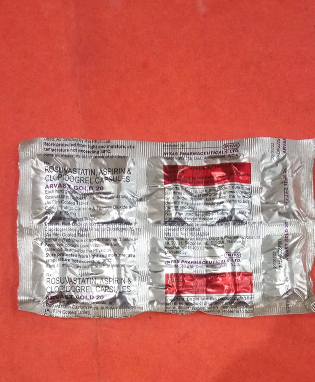 ARVAST GOLD 20  TAB