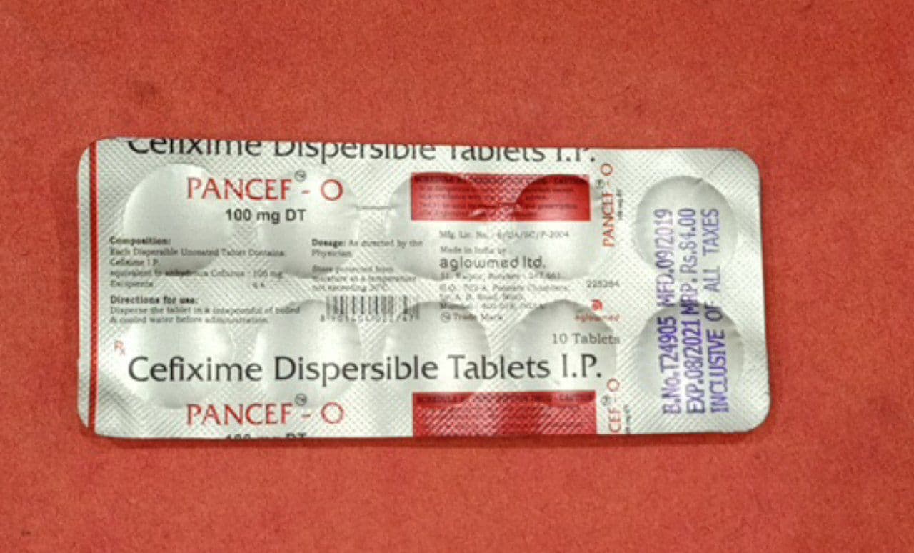PANCEF O 100MG DT