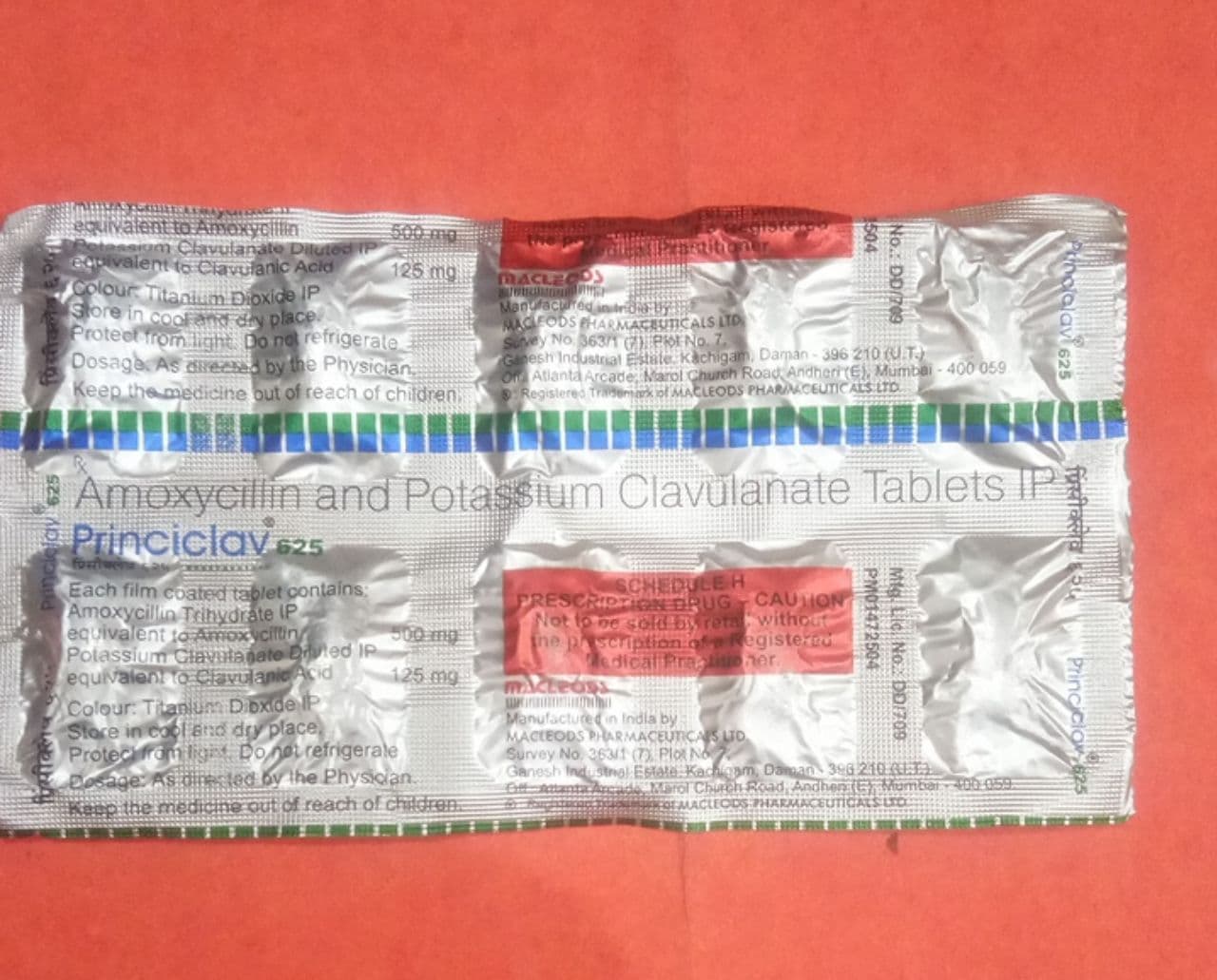 PRINCICLAV 625MG