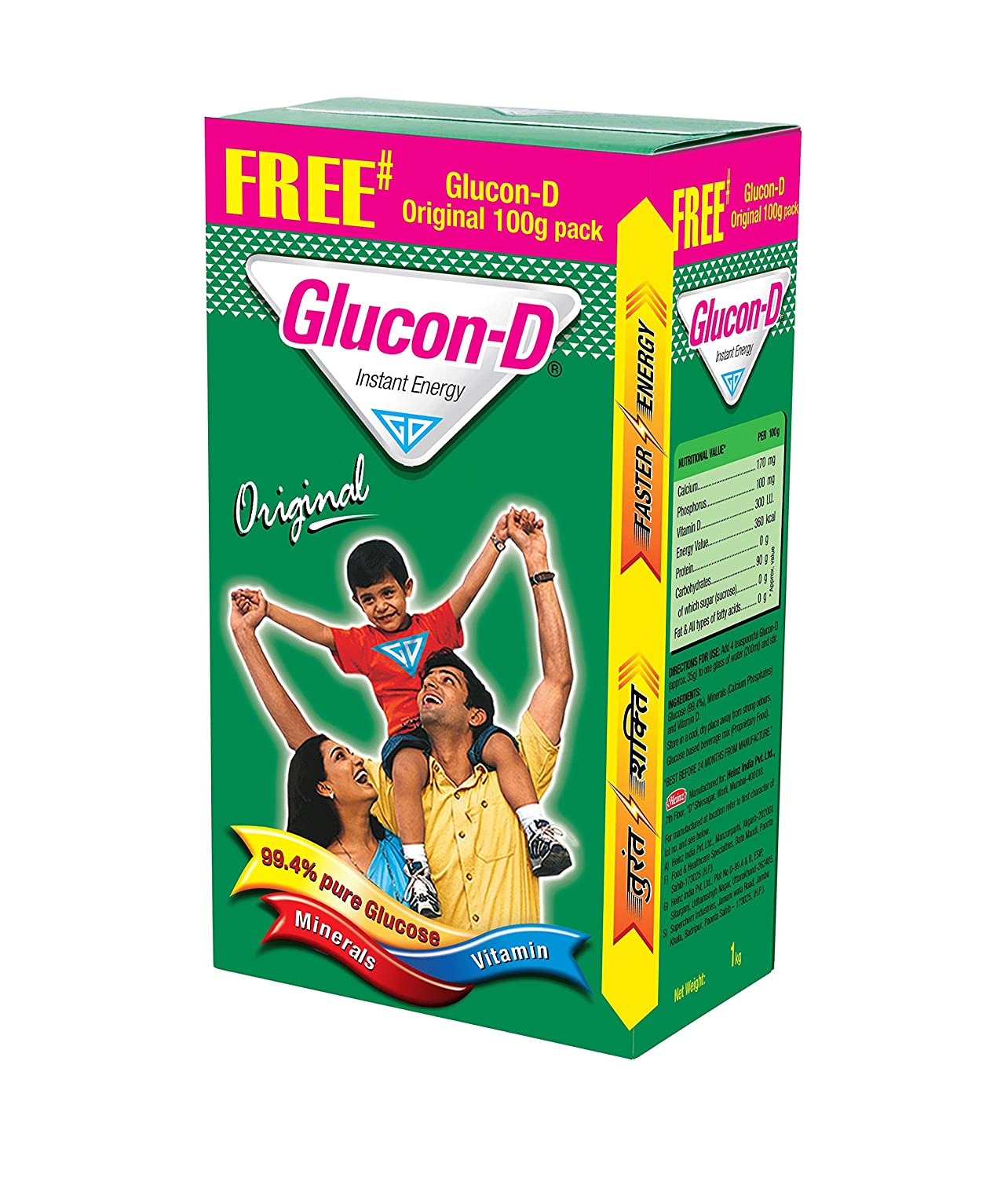 GLUCON D 100 GM REFIIL (ORIGINAL)
