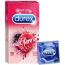 CONDOM DUREX WILD BERRY 10 PC