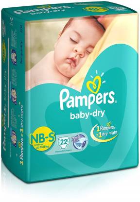 NB-S-22-DIAPERS-PAMPERS BABY DRY