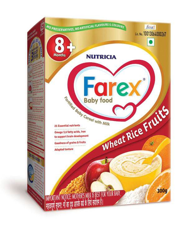FAREX (300GM)  8+ WHEAT RICE FRUIT