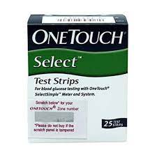 ONETOUCH SELECT 25 STRIP