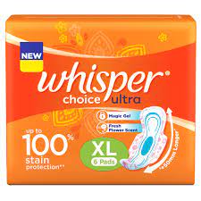 XL-6-PADS WINGS WHISPER CHOICE ULTRA