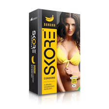 SKORE CONDOMS BANANA 3 PC
