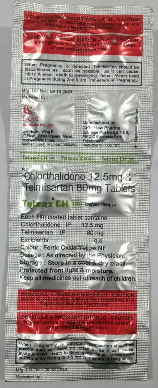 TELZOX CH 80MG TAB