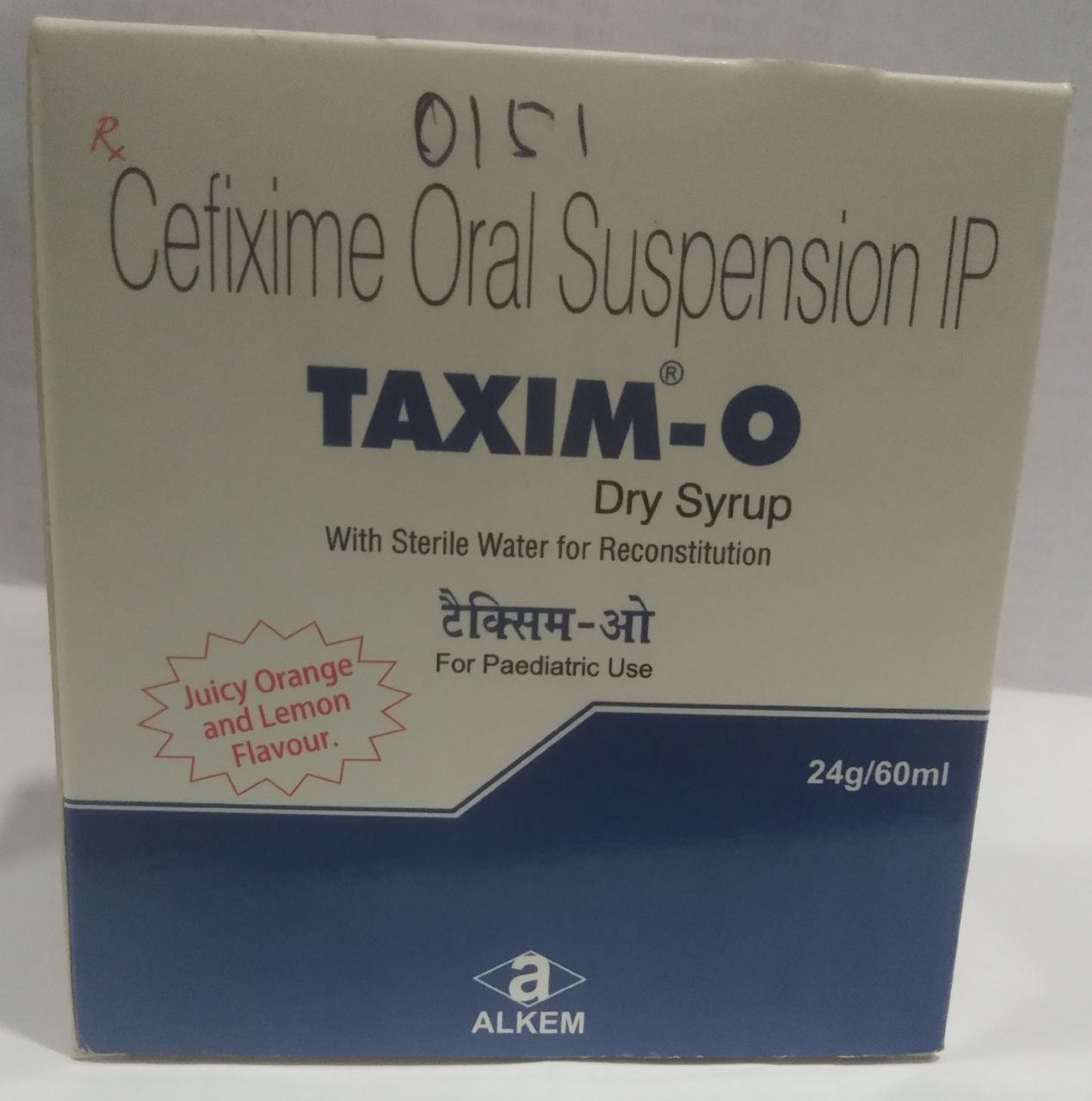 TAXIM O DRY 50MG SYP