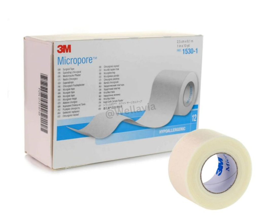 3M Adhesive Micropore Tape 2.5cm x 9.1m 