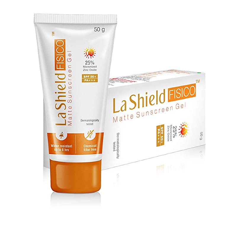 La Shield Fisico SPF 50+ Matte Sunscreen Gel 50g