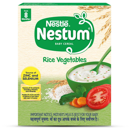 Nestle Nestum Rice Vegetables Baby Cereal (Refill) 300g (8 to 24 months)