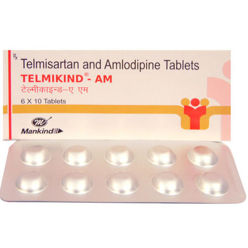 Telmikind AM Tablet 10's used for the treatment of high blood pressure or hypertension